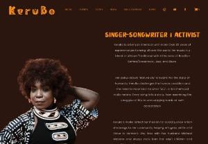 KeruBo Music Productions - Afro-jazz singer songwriter based in Vermont. KeruBo's music focuses on self acceptance, self love, and social change.
