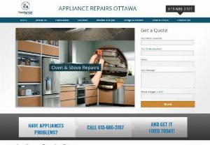 Appliance Repair Ottawa - Appliance Repair Ottawa are a company that has been named the number one in the city for reliable and affordable appliance services. Despite our low prices, many reviews have reiterated that our repairs are effective and long-lasting. You can bank on us for repairs on various appliances, from fridges to dishwashers.
