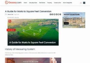 A Guide for Marla to Square Feet Conversion - this is all about the guidance about Marla to Square Feet Conversion