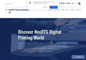 NeoDTG Printing Technologies Industry and Trade Joint Stock Company - NeoDTG is a manufacturer of machinery for the textile and UV printing industry.