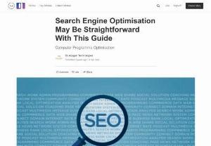 Search Engine Optimisation May Be Straightforward With This Guide - Maybe you have detected the term computer programme optimisation before, however never looked into it. Perhaps you've got no plan what it suggests that, and try to search out. Computer programme optimisation is that method of constructing your website charm to go looking engines, and this text can show you the way will build it work for you. Here are some tips to induce you to start.