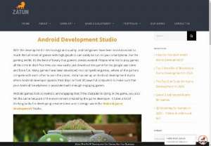 Android Game Development Studio - Android games look so realistic and engaging that if the character is dying in the game, you also felt the same because of the environment created by the game developer. It takes a lot of thinking tanks for developing creative ideas and in design works for Android game development Studio.