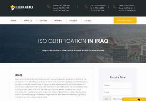 ISO Certification in Iraq| Kwikcert - Kwikcert is a global certification consulting firm known across 20+ countries, servicing over 2500 clients for various ISO Standards. Contact @ Kwikcert for hassle-free ISO Certification in Iraq.