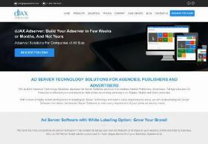 White label adserver solution | djaxadserver - djaxadserver is a pioneer in ad serving technology which provides the solution in terms of white-label adserver which is most helpful for an ad agency, publishers and advertisers, We have the most competitive Ad Server Software in the industry to set up your own Ad Network.