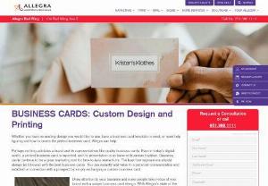 business printing in Red Wing - From design to high quality printing, get custom business cards at Allegra. For getting further details visit our site.