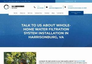Water Filtration System Harrisonburg | RCG Plumbing - Looking for the right solution to your water quality problem? Call (540) 271-3393 today for a professional assessment from our Harrisonburg water filtration experts.