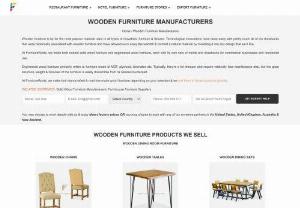 FurnitureRoots - Readymade and custom-made wooden furniture of all types. Armchairs, tables, benches, outdoor furniture, wardrobes, side tables, bed frames & so on for residential and commercial use