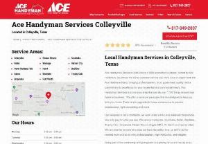 handyman jobs in colleyville tx - Ace Handyman Services uses professional craftsmen to help you provide services for your home. We offer services such as carpentry, flooring, drywall, and more.