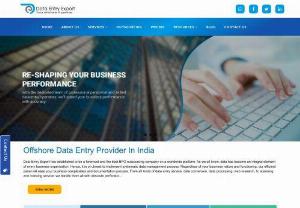 Data Entry Export - Im hereby taking an opportunity to introduce you our company Data Entry Export that has been in business process outsourcing services and IT services for the past 6 years. 
Data Entry Export holds a crucial place in the leading race of the globally-renowned BPO outsourcing companies.
