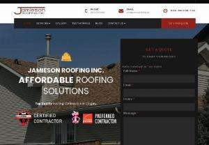 Jamieson Roofing - Jamieson Roofing takes safety and customer satisfaction seriously. Our expert craftsmanship and high-quality roofing products and solutions help improve your roof's lifespan while saving you additional repair and maintenance costs down the road. From the estimate, to the final cleanup before we leave, professionalism, expertise, and efficiency is what our Calgary roofing company is based on. Call or email us today for your free estimate!