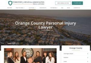 Orange County Personal Injury Lawyer - If you or a loved one has been hurt or killed because of someone else's negligence, contact us now to connect with an attorney today.