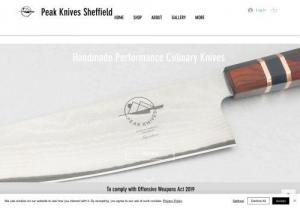 Peak Knives Sheffield - DESIGNED AND CRAFTED WITH PRECISION USING THE FINEST MATERIALS TO LAST A GENERATION AND BEYOND
