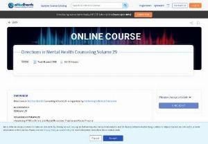 Directions in Mental Health Counseling, Volume 29 - Directions in Mental Health Counseling, Volume 29, Text Based CME is organized by Hatherleigh Medical Education.