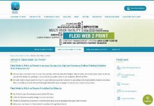Manage Web To Print Storefront Using Web To Print Software Solution - Flexi web to print software brings you online printing solution to run and manage web to print storefront for generating printing orders. Web to Print software is an easy to operate, high performance Online Printing Solution offering Professional quality designs to your customers.
