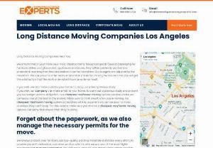 Long Distance Moving Companies Los Angeles - We ensure that in your move your most valuable items: household goods (special packaging for furniture, dishes and glassware), appliances and boxes, they will be perfectly packed and protected, reaching their final destination in perfect condition. Our budgets are adjusted to the maximum. We are proud to offer really economical prices for moving, be assured that you will get the satisfaction that the work ordered will have an optimal result.