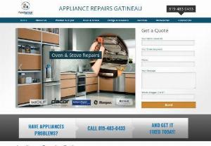 Appliance Repair Gatineau - Appliance Repair Gatineau boasts a long history of successful household appliance repairs. Our clients are always satisfied with the results we put out. We train our technicians to accommodate every appliance regardless of model and brand. From dishwashers and dryers to garbage disposers and stoves, we can handle it in no time.