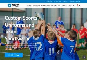 Custom Sportswear - Buy high-quality Custom sports uniforms, custom sportswear, custom made stickers and school uniforms for your team in Perth,WA from Mecca Sports. Easy to customise, On-time delivery across Australia.