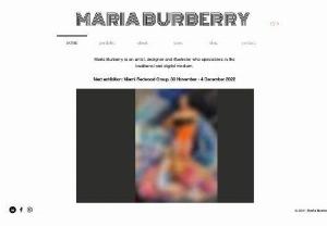 Maria Burberry - Maria Burberry French Riviera Contemporary Artist, Designer and Illustrator