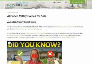 Almaden Valley Homes for Sale - Find Almaden Valley homes for sale and according to your search criteria. Contact Homeowner Experience to work with a real estate agent in Almaden Valley.