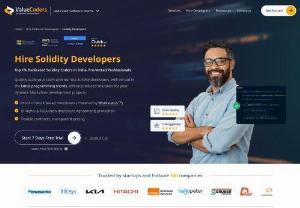 Hire Solidity Developers - Hire dedicated Solidity developers for your custom full-stack Solidity development projects on an hourly/full-time basis. 100% Money-Back Guarantee. Strict NDA
