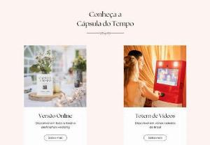 Time Capsule Events - Capsula do Tempo Eventos is the innovation for your events. Weddings, graduations and 15th birthday parties are immortalized with the messages recorded in the Time Capsule.