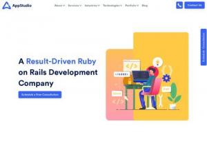 Ruby Application Development Company in Canada - Are you looking for ruby on rails developers in Toronto, Canada? Appstudio is a leading Ruby development company, we offer several advanced development services across multiple industries.
