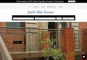 Clearwater Self catering Apartments - Offers comfortable self-catering accommodation in fully furnished 2-bedroom apartments situated within secure complexes in Eco-Park Estate and El de vino, Die hoewes in Centurion.
