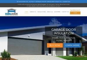 KoolDoor - KoolDoor Supplies & Deliver High-Quality Garage Door Insulation in Brisbane & Australia Wide. ✔️Keeps Heat Out ✔️Reduces Noise ✔️Looks Great ✔️Easy to Install

KoolDoor is an Australian owned & designed garage door insulation System. KoolDoor utilises the latest PIR (Polyisocyanurate) foam insulation technology & combines this with low emissivity foil to create a dedicated high performance insulation specifically for panel lift garage...