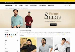 Buy Best Formal Shirts for Men at Beyoung Online - Get Exclusive Formal Mens shirts range from full sleeves and half sleeve shirts for Mens Online at Beyoung with reasonable price starting from 699/-. Beyoung has introduced the coolest range of stylish Formal Mens Shirts Online that are perfect to come up with.