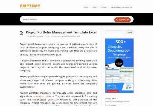 project managemnet - project portfolio management template