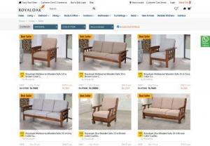 Buy Sofa online at best price RoyalOak - Buy Sofa Online for Livingroom Furniture. We offer a wide range of Sofas at the best price with Free Shipping. Check out our vast collection of Sofa Furniture Online.