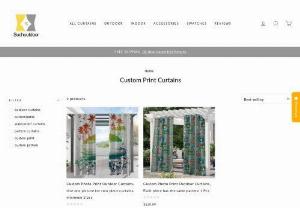 Custom Room Window Print Curtains & Drapes - SuchOutdoor - Suchoutdoor online store can customize indoor and outdoor aesthetic curtains, with various materials and styles, cheap and high-quality, and can enjoy free door-to-door service.