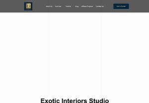 Exotic Interior Studio - Exotic Interiors Studio Dubai is a leading design studio company offering modern trends for theme-based business or residential places. From design to the final finishing, the company has got your back throughout the process.�