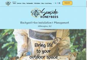 Seaside Honeybees - We're an all inclusive backyard beekeeping service. We install and manage honeybees hives for homes, businesses, and schools.