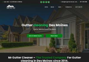 Mr Gutter Cleaner Des Moines - Best Gutter Cleaning in All of Des Moines, IA! Call us at (515) 644-5264