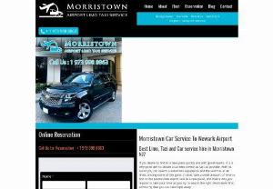 Morristown Airport Limo, Morristown Airport Taxi - Our Morristown Limo Service includes Morristown airport transportation, Morristown airport limo services, Morristown corporate limo, Morristown ground transportation for meetings and events.