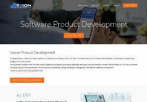 Agile Software Product Development - Aezion Inc. - Aezion software product expertise can accelerate the development of your internal or SaaS product. Our team can rapidly take you from idea to deployment, shorten time-to-market and accelerate business growth.