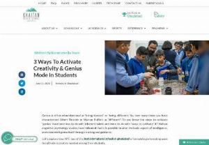 Activate Creativity & Genius mode in students - Let's explore how KPS- one of the best CBSE schools in Ghaziabad is formulating interesting ways to cultivate a creative mindset among their students.