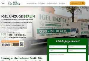 Umzugsfirma Berlin - IGEL Umzugsfirma Berlin is a Berlin-based moving company that has been serving customers in Berlin, Germany, and throughout Europe since 2005. We provide an exclusive moving service for your individual relocation, office relocation, or senior citizen relocation to Berlin.