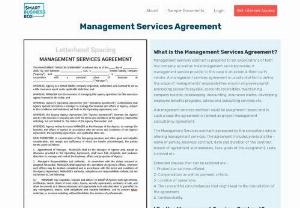 Management Services Agreement Smart Business Box - A management services agreement is made when the set of assumptions of both the organization as well as a management service provider.
It is provided by the consultant who provides management services. 
Management drafted to define employee payroll responsibilities, the scope of management, account payable and receivable, bookkeeping, insurance claim, benefits of an employee, consultant service, etc.