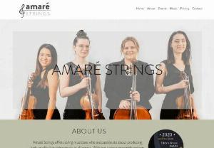 Amare Strings - Amare Strings provides live string music for weddings, events and corporate functions in Perth and surrounding areas.