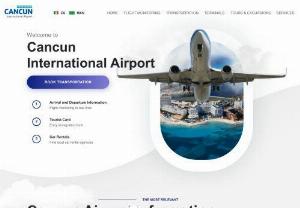 Cancun Airport - Official website of Cancun Airport. Which has the latest technology to offer comprehensive services for all travelers visiting Cancun. From flight monitoring, lost and found, transportation services and car rental.