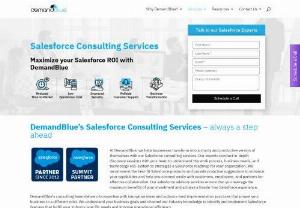 Salesforce Consulting Services - Looking for salesforce consulting company? DemandBlue will serve as the best salesforce consulting partner for your business.