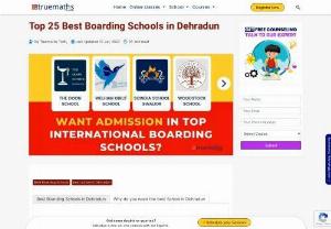 Best Boarding School In Dehradun - Truemaths mostly focuses on talking with parents in order to help them resolve issues with their child's Boarding School. Parents have a lot of dilemmas when it comes to choosing a school for their children. There are numerous inquiries and concerns that parents have, ranging from evaluating schools to passing entrance examinations and acing interviews.