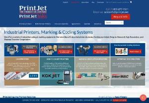 PrintJet - PrintJet Corporation is a leading provider of industrial coding equipment and supplies and a broad line of service. We manufacture replacement inks and makeup fluids that will save you money without compromising quality. We also offer new and refurbished Continuous Ink Jet (CIJ), Drop on Demand (DOD) and High Resolution Printers/Bar Code Printers that can handle all your coding needs quickly and efficiently.