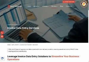 Screenshot of Invoice Data Entry Services