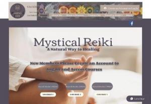Mystical Reiki LLC - Online courses available for Reiki 1, 2, and 3. Self Paced, Online Courses, with Live Attunements. Earn your Reiki Master Certificate after completion of Reiki 3. Sign up today with Mystical Reiki! Book a relaxing healing Reiki session with me online, 30 or 60 minute sessions available.