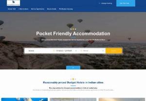 Best Budget Hotels Near Me | Cheap Hotels Online Booking App - Website to book budget hotels, serviced apartments and backpacker youth hostels. Featuring Hotels below 1000 rupees