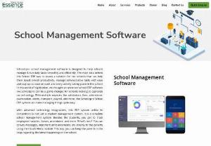 School Management SoftwareSchool Management Software - Schoolzpro ERP is the best school management software that can help you organize and manage all school tasks digitally. This school management software is loaded with multiple modules that effectively help you keep everyone & all tasks under a single platform. From admission queries to online exams, from daily attendance to important announcements, you can manage everything using this software. IT even lets you track school transport using GPS. Check out their website to know more.