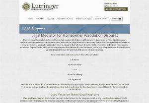 neighbor dispute - In Palm Springs, CA, Lutringer Mediation Associates offers mediation services. Service is available for probate, business, HOA and for other issues, visit our site to find out more.